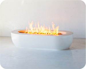 Guadalupe — Concrete Fire Table (55", 65", 75", 85", or 95" Length Options)