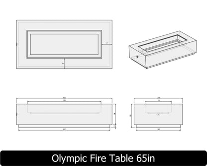 The Freedom Collection - OLYMPIC Concrete Fire Table