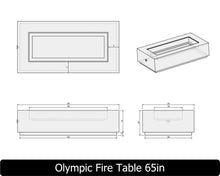 Load image into Gallery viewer, The Freedom Collection - OLYMPIC Concrete Fire Table
