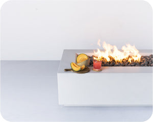 Olympic — Concrete Fire Table (55", 65", 75", 85", or 95" Length Options)