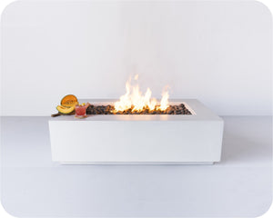 Olympic — Concrete Fire Table (55", 65", 75", 85", or 95" Length Options)