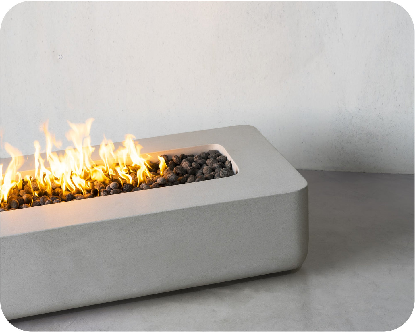 The Freedom Collection - OLYMPIC ROUND Concrete Fire Table