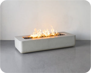 Olympic Round — Concrete Fire Table (55"–95" Length Options)