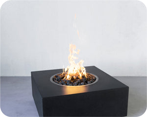 Pinnacle — Rectangular Concrete Fire Table (32", 38", or 45" Size Options)