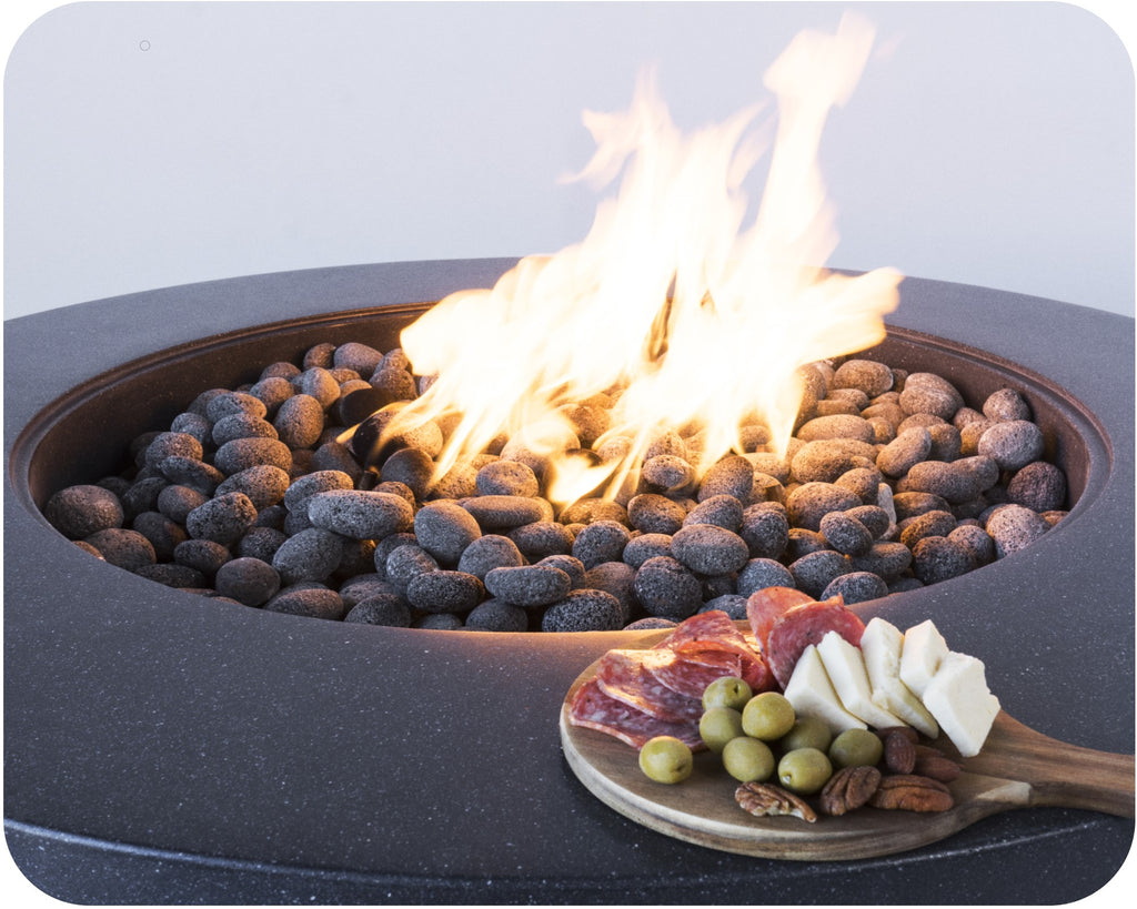 Sequoia — Round Concrete Fire Table