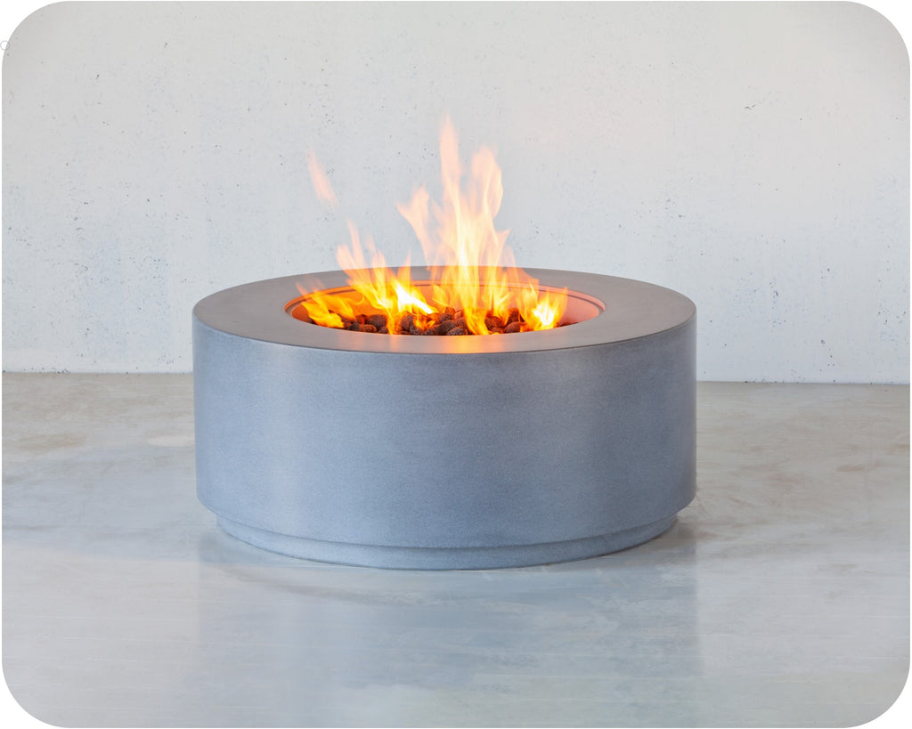 Sequoia — Round Concrete Fire Table