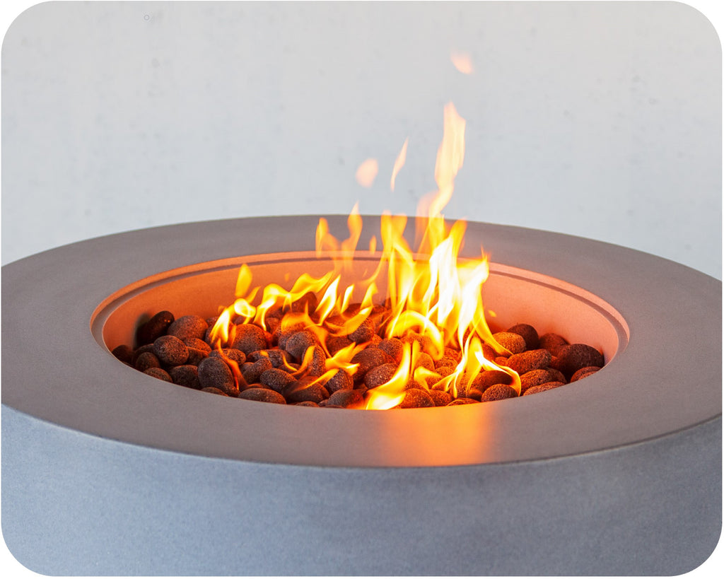 Sequoia — Round Concrete Fire Table