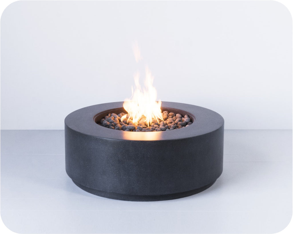 Sequoia — Round Concrete Fire Table
