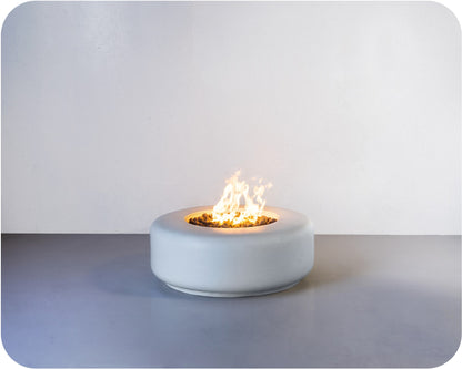 The Freedom Collection - SEQUOIA ROUND Concrete Fire Table