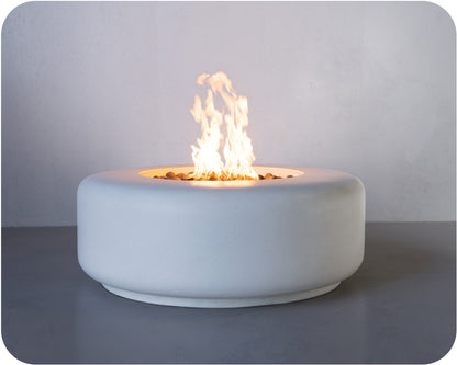 The Freedom Collection - SEQUOIA ROUND Concrete Fire Table