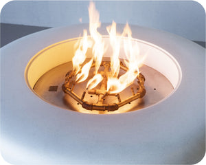 The Freedom Collection - SEQUOIA ROUND Concrete Fire Table