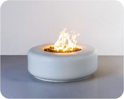 The Freedom Collection - SEQUOIA ROUND Concrete Fire Table