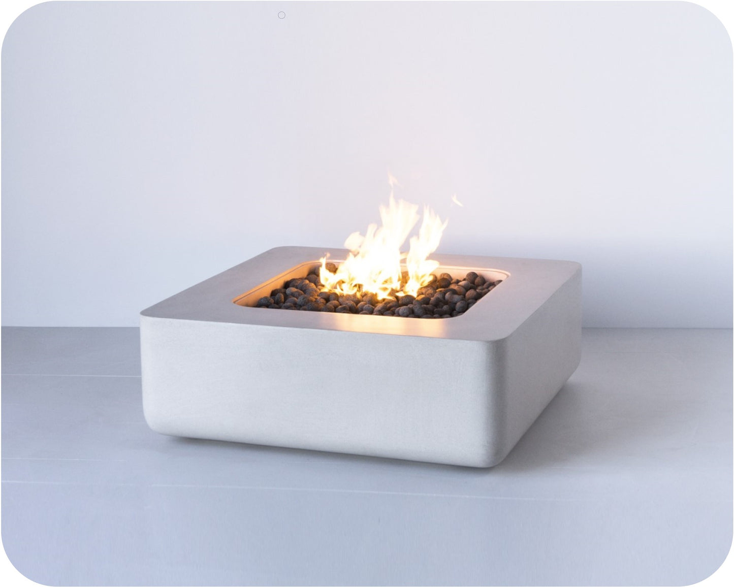 The Freedom Collection - ZION ROUND Concrete Fire Table