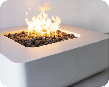 The Freedom Collection - ZION ROUND Concrete Fire Table