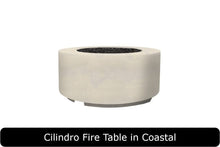 Load image into Gallery viewer, Clindro Fire Table in Coastal Concrete Finish
