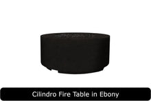 Load image into Gallery viewer, Clindro Fire Table in Ebony Concrete Finish
