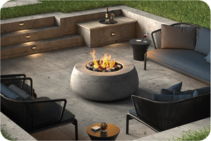 Dune — Round Concrete Fire Table (42")