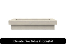 Load image into Gallery viewer, Elevate Fire Table in Coastal Concrete Finish
