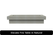 Load image into Gallery viewer, Elevate Fire Table in Natural Concrete Finish
