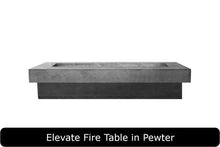 Load image into Gallery viewer, Elevate Fire Table in Pewter Concrete Finish
