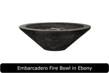 Load image into Gallery viewer, Embarcadero Fire Bowl in Ebony Concrete Finish
