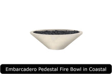 Load image into Gallery viewer, Embarcadero Pedestal Fire Bowl in Coastal Concrete Finish
