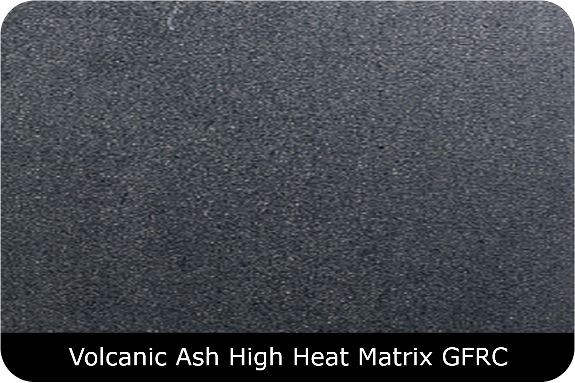 Volcanic Ash High Heat Matrix GFRC concrete color for Prism Hardscapes Falo