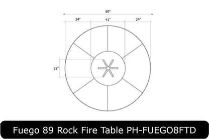 Fuego Fire Table Dimensions