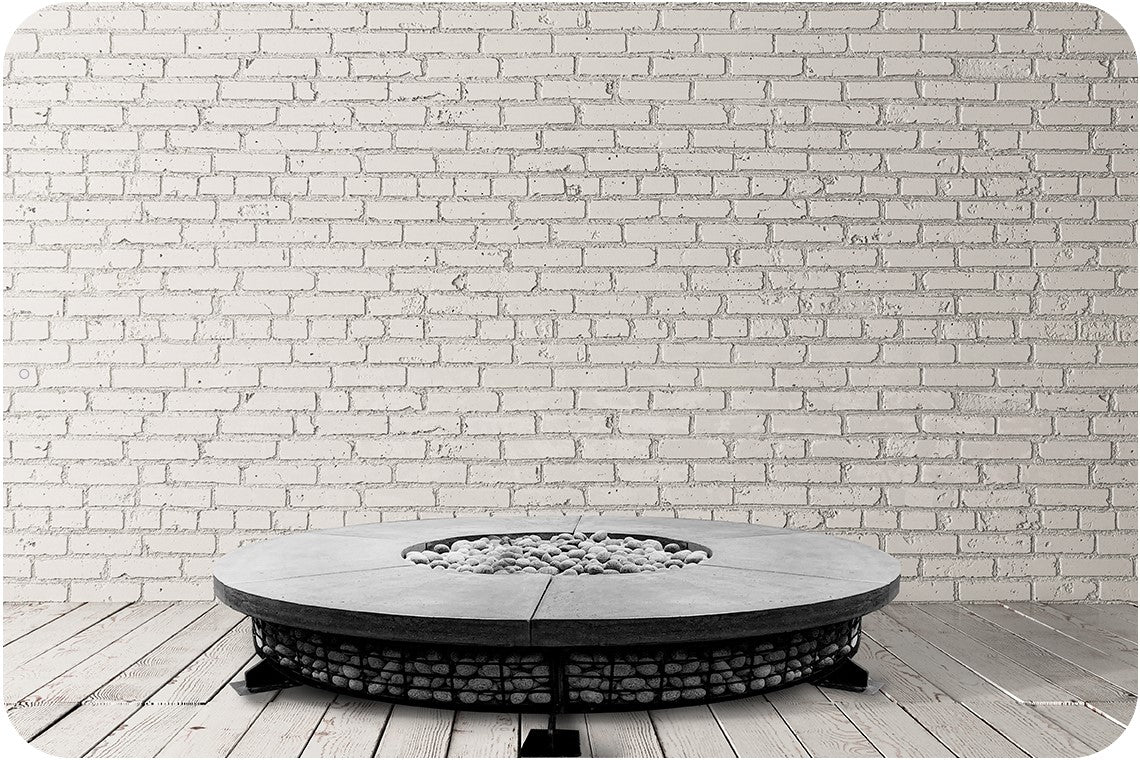 Studio Image of the Fuego Concrete Fire Table