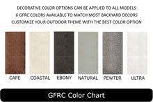 Load image into Gallery viewer, GFRC Color Chart for Prism Hardscapes Fire Pits
