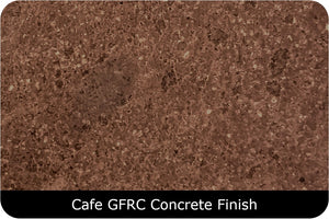 Cafe GFRC concrete color for Prism Hardscapes Fire Pits