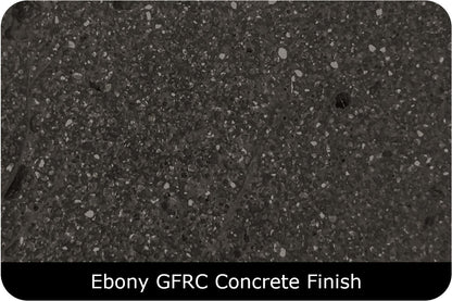 Ebony GFRC concrete color for Prism Hardscapes Fire Pits