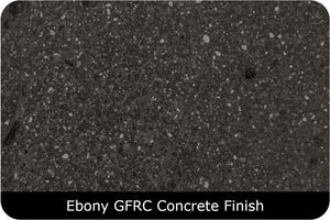 Ebony GFRC concrete color for Prism Hardscapes Fire Pits