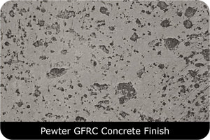 Pewter GFRC concrete color for Prism Hardscapes Fire Pits