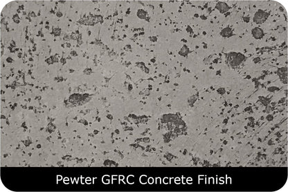 Pewter GFRC concrete color for Prism Hardscapes Fire Pits