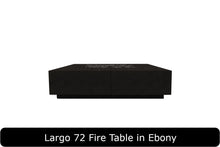 Load image into Gallery viewer, Largo 72 Fire Table in Ebony Concrete Finish
