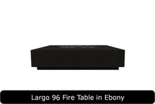 Load image into Gallery viewer, Largo 96 Fire Table in Ebony Concrete Finish

