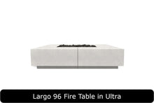 Load image into Gallery viewer, Largo 96 Fire Table in Ultra Concrete Finish
