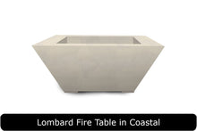 Load image into Gallery viewer, Lombard Fire Table in Coastal Concrete Finish

