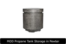 Load image into Gallery viewer, MOD Propane Tank Storage in Pewter Concrete Finish
