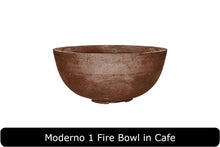 Load image into Gallery viewer, Moderno 1 Fire Bowl in Cafe Concrete Finish
