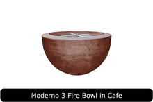 Load image into Gallery viewer, Moderno 3 Fire Bowl in Cafe Concrete Finish
