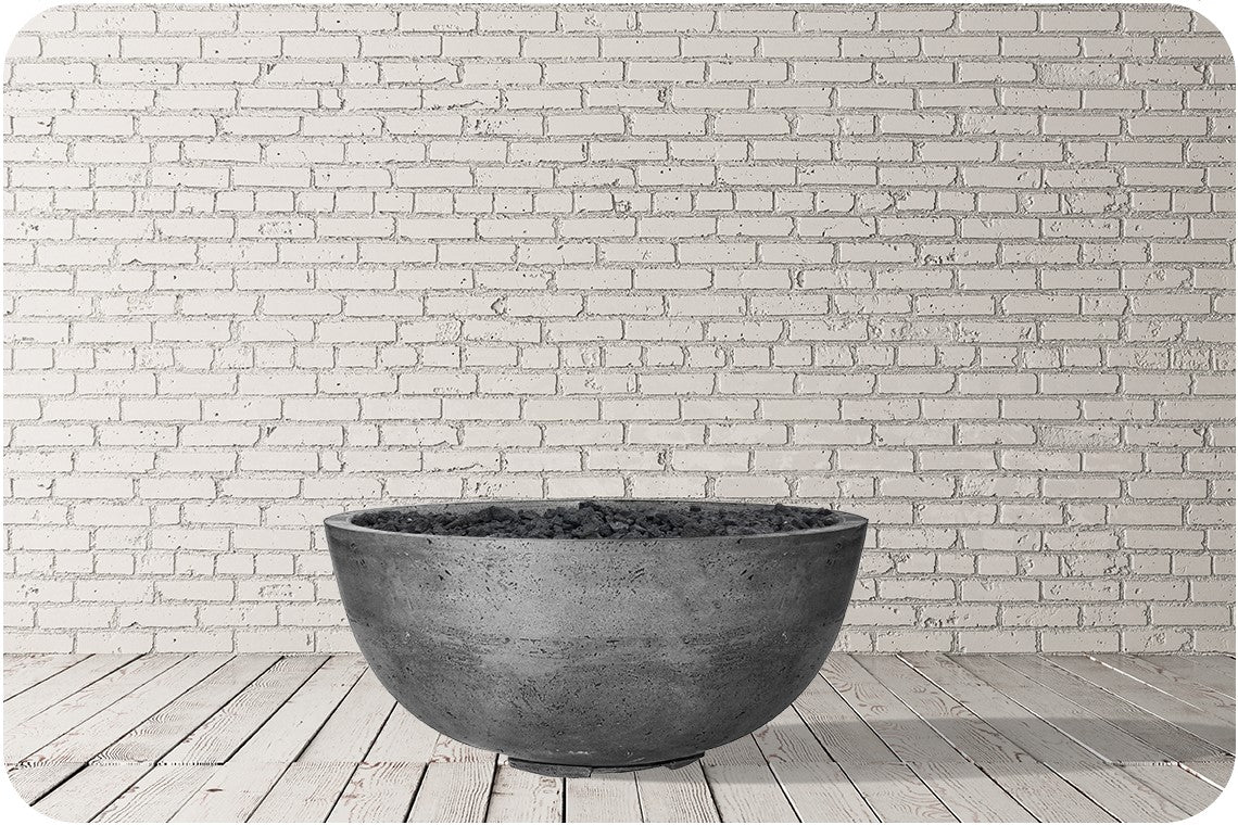 Studio Image of the Moderno 1 Concrete Fire Bowl