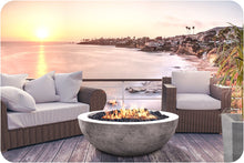 Load image into Gallery viewer, Lifestyle Image of the Moderno 4 Concrete Fire Bowl
