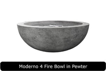 Load image into Gallery viewer, Moderno 4 Fire Bowl in Pewter Concrete Finish
