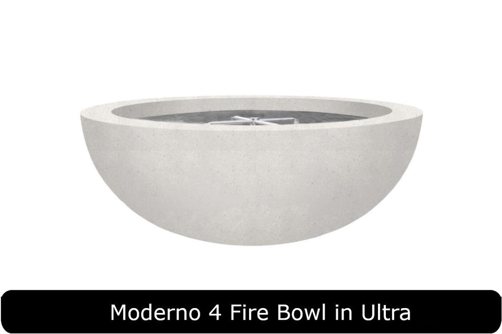 Moderno 4 Fire Bowl in Ultra Concrete Finish