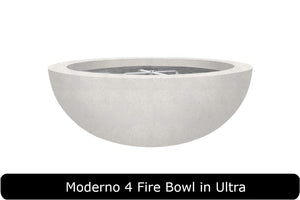 Moderno 4 Fire Bowl in Ultra Concrete Finish