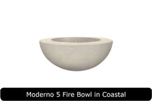 Load image into Gallery viewer, Moderno 5 Fire Bowl in Coastal Concrete Finish
