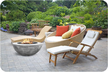 Load image into Gallery viewer, Lifestyle Image of the Moderno 5 Concrete Fire Bowl
