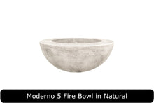 Load image into Gallery viewer, Moderno 5 Fire Bowl in Natural Concrete Finish
